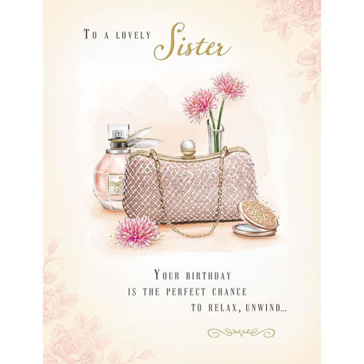 Picture of LOVELY SISTER BIRTHDAY CARD